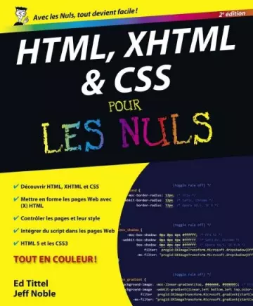HTML, XHTML & CSS POUR LES NULS  [Livres]