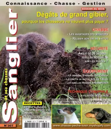 Sanglier et Ses Chasses Hors Série N°307 – Septembre 2022  [Magazines]